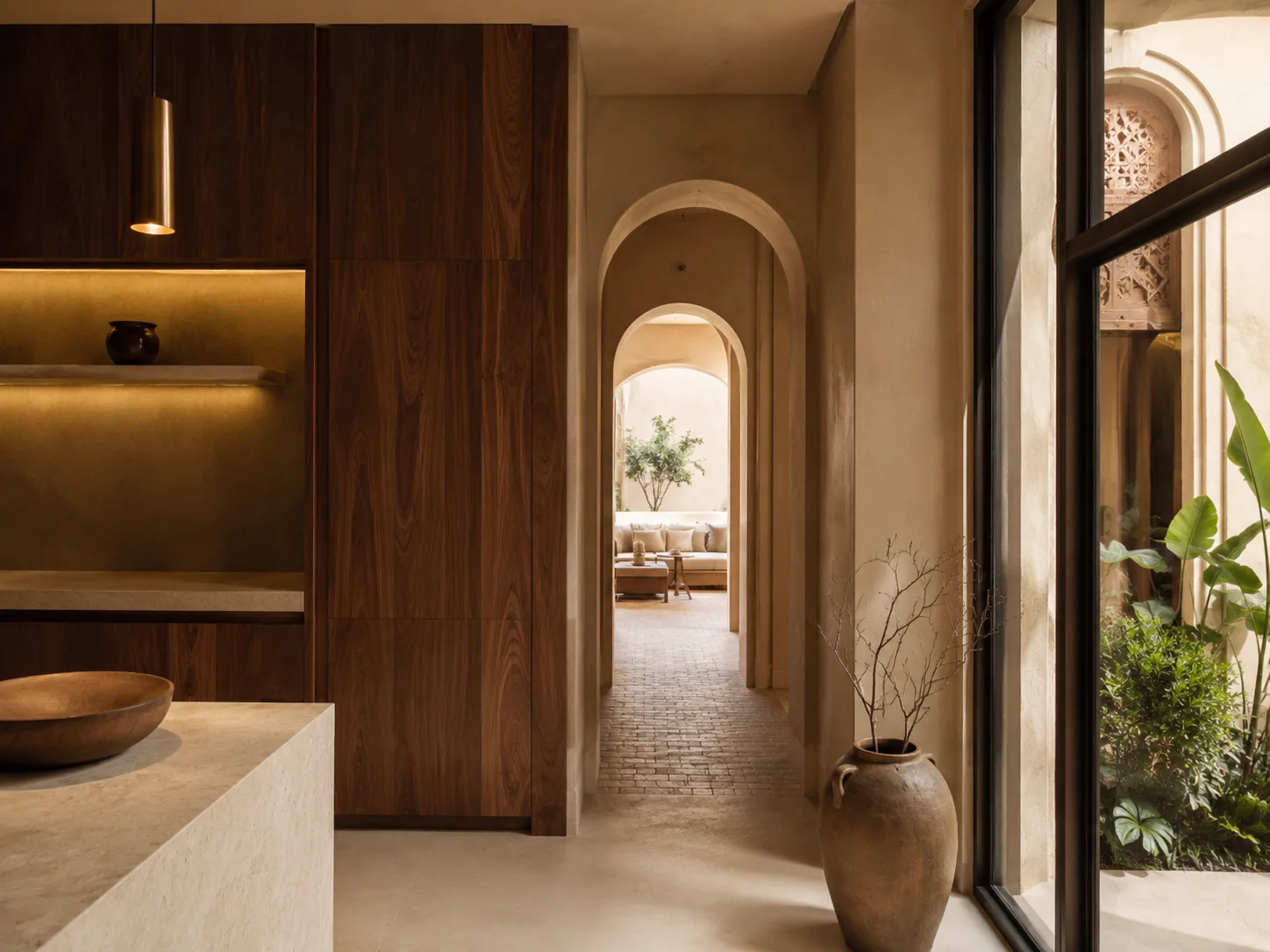 Villa sobre a Bouskoura - projet d'architecture interieure au Maroc